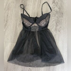 Victoria’s Secret Push Up Sheer Chemise 32D